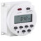 HEBEOT Timer elettronico digitale, interruttore efficiente per scaldabagno, display LCD 12 V 16 A, timer programmabile (A)