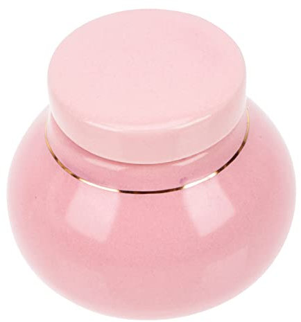 Mikinona Pot à Crème Céramique Pot à Poudre De Médecine Chinoise Pour Maison Bouteille De Crème De Voyage