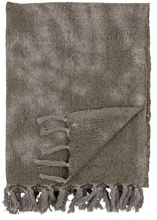 Bloomingville Ginger Decke, Grün, Wolle, L150xB125 cm