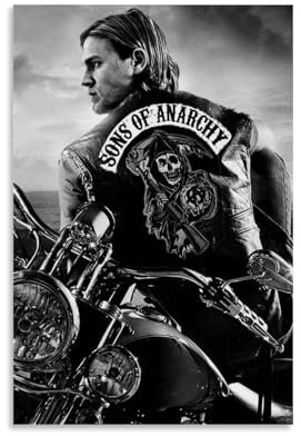 HAMAQAA Sons of Anarchy TV-Poster, dekoratives Gemälde, Leinwand, Wandposter und Kunstdruck, modernes Familienschlafzimmer, Dekor-Poster, 30 x 45 cm