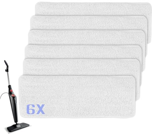 6er Stück Für Vileda Steam XXL/PLUS XXL Dampfreiniger Ersatzbezüge, Sehr Saugfähig Für Vileda Ersatzbezug Dampfreiniger, 250 g/8,81 oz, Für Vileda Dampfreiniger Ersatzbezug