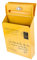 ARTIBETTER Amerikanischer Briefkasten Aus Eisen Vintage Wandbriefkasten Briefkästen Für Draußen Rustikaler Bauernhaus-briefkasten Dekorativer Briefkasten Retro-briefbehälter Yellow