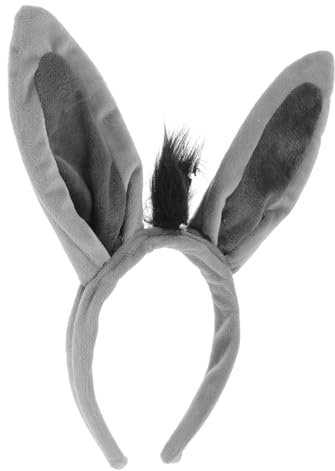 DIKACA Süßes Esel Ohren Haarband Für Kostümpartys Leicht Und Rutschfest Für Halloween Cosplay Familienfeiern Kreatives Accessoire Für Jeden Look
