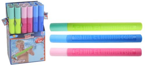 Happy People - Pack de 18 Pompes À Eau - Jeu de Plein Air - 17084DYPA - Couleur Aléatoire - Mousse - 54 cm - Jouet Enfant - Jeu de Plage - Piscine - Arroser - Jardin - Jouet Été - À Partir de 3 Ans