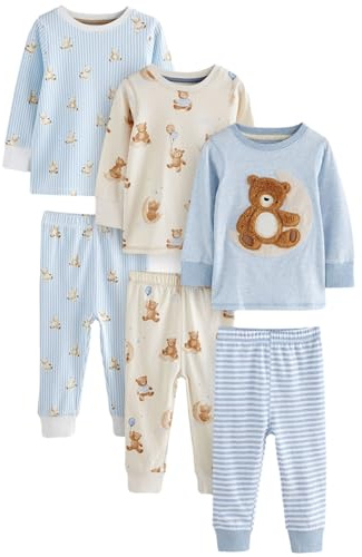 NEXT Jungen Kuschelpyjamas, 3er-Pack