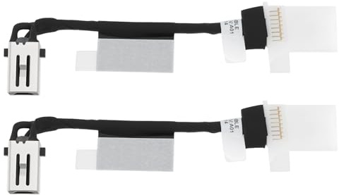The Lord of the Tools 2x Power Port Socket Cable 450.0MZ03.0011 Compatible with Dell Cyborg N14 DC IN Laptop Charging Replacement