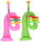 HAWILLOSCH 2 Stücke Aufblasbare Trompete PVC Material Instrument Aufblasbare Party Layout Musik Instrumente Versammlungen Musik Festival Requisiten