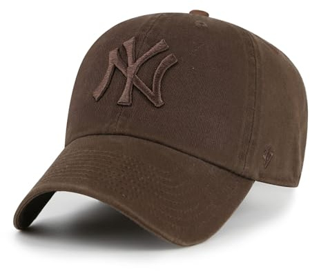 47 New York Yankees MLB Tonal Clean Up Braun Verstellbare Cap One-Size