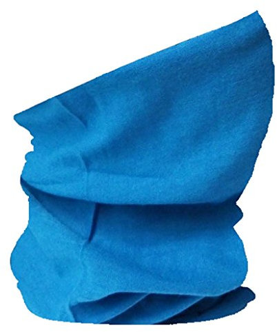 Multifunktionstuch Schlauchtuch Halstuch Loop Schal Motorrad Loop Bandana ledermodefashion (Hellblau)