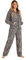 CityComfort Schlafanzug Damen, Polar Fleece Pyjama Für Frauen, Warme Nachtwäsche Und Hausanzug Damen (XL, Tierdruck)