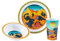Dinosaur 3Pcs Coloured Dining Set - Plate, Bowl and Tumbler Dinnerware Set for Children, BPA Free