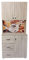 HTI-Line Küchenbuffet Blanca Küchenschrank Hochschrank Bistro Sonoma