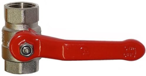 Einschraub-Kugelhähne, 2-teilig voller Durchgang kurze Bauform PN25 (3, Durchgang 2x IG)