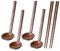 4 cucharas japonesas de para ramen, cuchara de madera para olla caliente, cuchara de concha, sopa de arroz de madera, postre