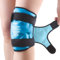 NEWGO XXL Groß Kühlmanschette Knie Kühlbandage, wiederverwendbare Gel-Kälte-Packung Knie wickeln um das gesamte Knie für Knie-Ersatz-Operation, Knie-Eispackung für Knie Schmerzlinderung - Blau
