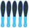 YNR Double-Sided Foot File - 5 Pieces Pedicure Foot Files for Hard Skin, Dead Skin and Calluses Remover, Reusable & Durable Foot Rasp for Manicure | (Blue)