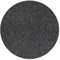 HomebyHome Teppich Wohnzimmer 200 cm Rund Anthrazit Einfarbig Meliert Design - Schlafzimmer Teppich Kurzflor Extra Weich Pflegeleicht Teppiche Waschbar für Küche Esszimmer - Carpet Living Room