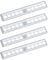 OxyLED Luci per armadio sensore di movimento, Illuminazione Wireless Sotto l'armadio Stick on Anywhere Wireless a batteria 10 LED Night Light Bar Luci di sicurezza per armadio Armadio Scale(4 pezzi)