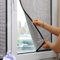 KDDEON Verdunkelungsfolie für Sonnenräume,Aluminiumfolie Reflektierende Fensterfolie,Wärmeschutzfolie Sonnenschutzfolie,Isolierfolie Sichtschutzfolie für Balkon,mit Saugnapf (90x160cm/35''x63'')