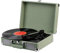 Tocadiscos Tocadiscos de vinilo Maleta retro Tocadiscos Altavoces incorporados Bluetooth Durable Ruby Stylus Tocadiscos de 3 velocidades for entretenimiento y decoración del hogar (Color : Green)