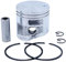1 Juego de Kit de pasador de anillo de pistón de 47mm for repuesto de motosierra Stihl MS311 MS 311 1140 030 2009