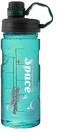 Imtrub Botella Deportiva, 1.1L / 1.5L / 2L / 3L Botella Deportiva Fugas sin BPA, Botella Agua con colador, para Deportes, Gimnasio, Escuela, Ciclismo, al Aire Libre