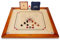 Uber Games Carrom-Set – jetzt mit härteren Kanten für besseren Rückprall, Carrom-Bretter mit Mangoholzkanten und Einer 4 mm dicken, polierten Mangoholz-Spielfläche. Wiegt 7 kg