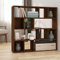 CFODOJ Möbelstück Bücherschrank Raumteiler Braun Eiche 105x24x102cm