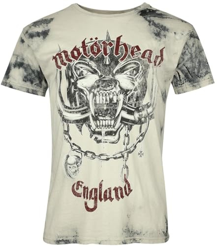 Motörhead Logo England Männer T-Shirt grau 100% Baumwolle Band-Merch, Bands