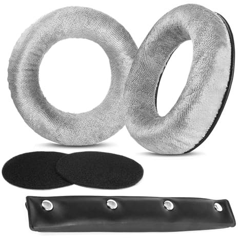 TaiZiChangQin Sostituzione della fascia auricolare compatibile con Beyerdynamic MMX 300/DT 990 Pro/DT 770 Pro/DT770/DT990/Custom One Pro Plus Cuffie auricolari Cuscini auricolari Schiuma