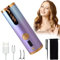 EMEBAY Upgraded Automatic Curling Iron, Rechargeable Wireless Hair Curler, Anti-Burns Curler with Timer and 6 Temperature, Automatic Rotary Curling Iron, Color Gradient