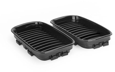 Front Kühlergrille Für 3er E36 1992 1993 1994 1995 1996 Schwarze Fronthaube Nieren-Sportgrills Frontoberer Kühlergrill Auto Autozubehör Auto Frontgrill