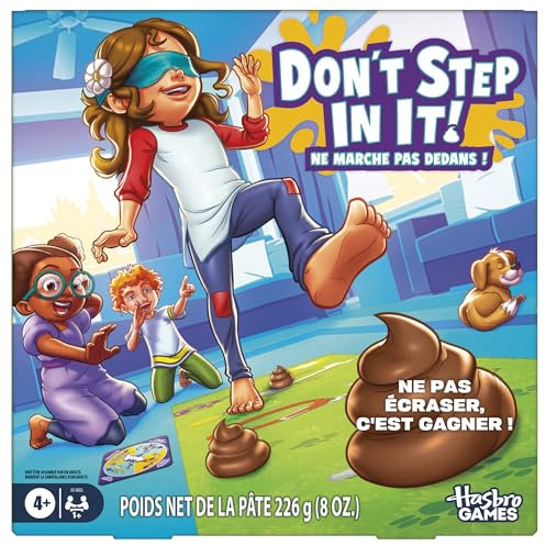 Don't Step in It! Spiel mit Bewegungsrolle für Tiere – französische Version