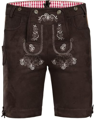 Lederhose Herren Oktoberfest Outfit Tracht Trachtenhose Trachtenlederhosen