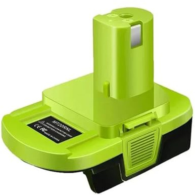 SDAZGVRK MT20RNL Battery Adapter Use for Ryobi 18Volt Power Tools, Converts for Makita 18V Li-ion Batteries to for Ryobi 18V Battery Cordless Tools P102 P103 P104 (Batteries not Included) - 1 PCS