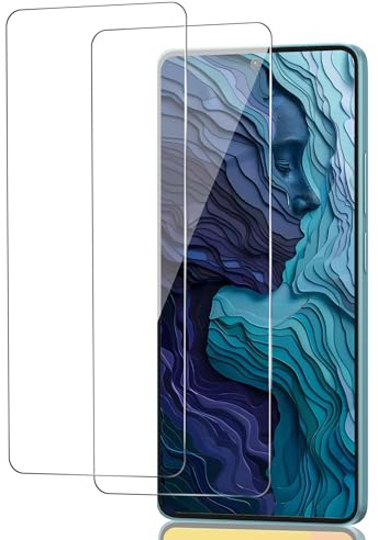 ICESPRING für Panzerglas für Xiaomi Redmi Note 13 Schutzfolie, 2 Stück Fingerabdruck-ID Panzerfolie für Redmi Note 13 Folie, 9H Härte Schutzglas für Note 13 Panzer Schutz Glas