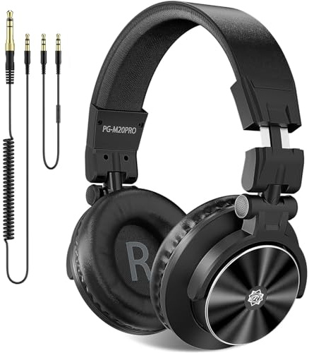 Ortizan Studio-Kopfhörer mit Kabel, Over-Ear, 50 mm, 3,5/6,35 mm