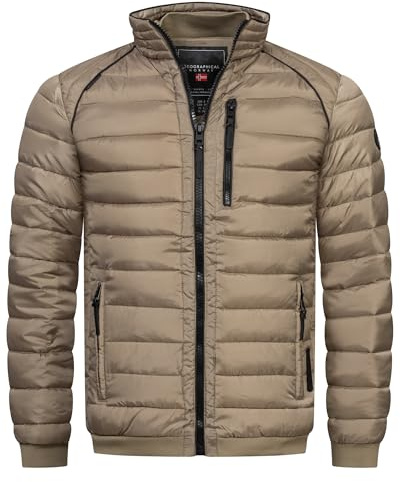 Geographical Norway Herren Herbst Winter Jacke Übergangsjacke Steppjacke Leicht Outdoor