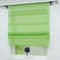 Joyswahl Scheibengardine Voile Bistrogardinen mit Tunnelzug Oonagh Bändchenrollo BxH 140x140cm Grün 1er Pack