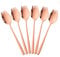 Bisda Oro Rosa Spork Acero Inoxidable Tenedor-Cuchara-Combinación 6 piezas para Cocina Camping Senderismo Picnic