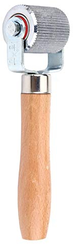 DEWIN Reifen Roller Werkzeug, Holzgriff Reparatur Patch Reifen Roller Werkzeug Reifen Patch Reparatur Stitcher Kugellager Roller Repair Tool (Größe : Large)