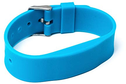 Gelikom RFID Armband SILA09a NXP MIFARE® Classic 1K 4byte-UID (neonblau, 3 Stück)