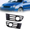 REXGEL Kühlergrille 2 Teile/Satz Auto Front Lower Bumper Nebelscheinwerfer Gitter Nebelscheinwerfer Trim Abdeckungen Fall Für VW Für Polo 9N 2002 2003 2004 2005
