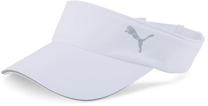PUMA Unisex Running Visor Verschluss, Puma Weiß, Einheitsgröße EU
