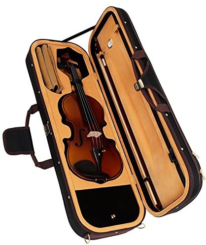 TSTS Violine anfänger Fichtenplatte Ahornboden Und Seitenwand Handgefertigte Geige 4/4 Anfänger Erwachsene Spielen Geige Instrument