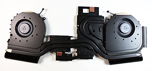 Power4Laptops Version 1 (Bitte überprüfen Sie das Bild) Ersatz Notebook Lüfter mit Kühlkörper kompatibel mit HP Omen 17-cb0265ng