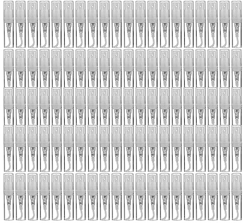 FINDIR Lot de 100 mini flacons pulvérisateurs 2ml transparents Mini Atomiseur de Parfum Vide Rechargeable Flacons Vaporisateurs de Parfum Spray Plastique pour parfum Échantillon Cosmétique Voyage