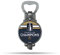 Rico Industries NHL Hockey Vegas Golden Knights 2023 Stanley Cup Champions Magnetic Bottle Opener, Stainless Steel, Strong Magnet to Display on Fridge