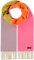 FRAAS Damen-Schal Blockkaro aus reinem Cashmink - 34 x 200 cm - Feiner als Cashmere - Perfekt für Herbst und Winter - Sustainability Edition - Made in Germany Neonpink