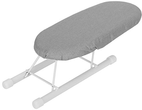 Okuyonic Tabla de Planchar, Plegable, Lavable, Accesorios de Planchado, Multifuncional, Extraíble, para Ahorrar Espacio, para Viajar en Casa, Usar para Planchar Ropa(Paño Plateado Anti escaldado) Ne
